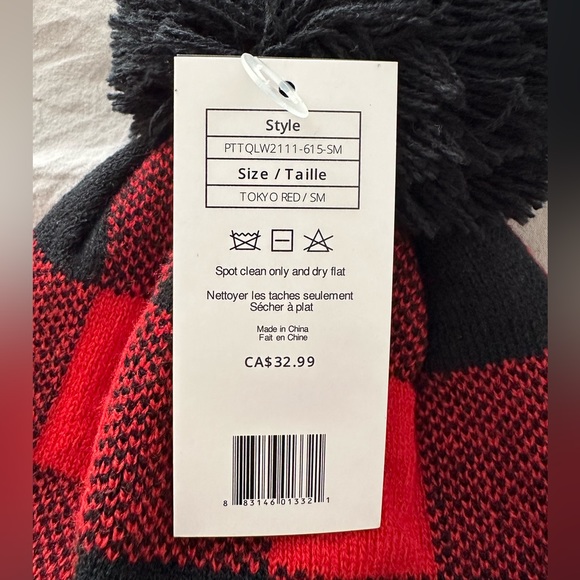 NWT Headster Buffalo Plaid Toque - Small - Picture 3 of 4